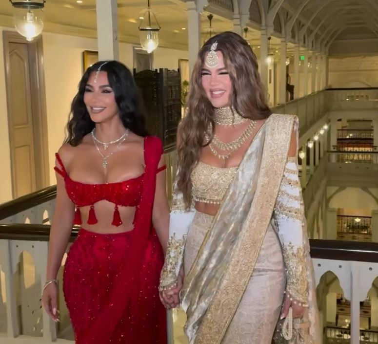 kim and khloe kardashian